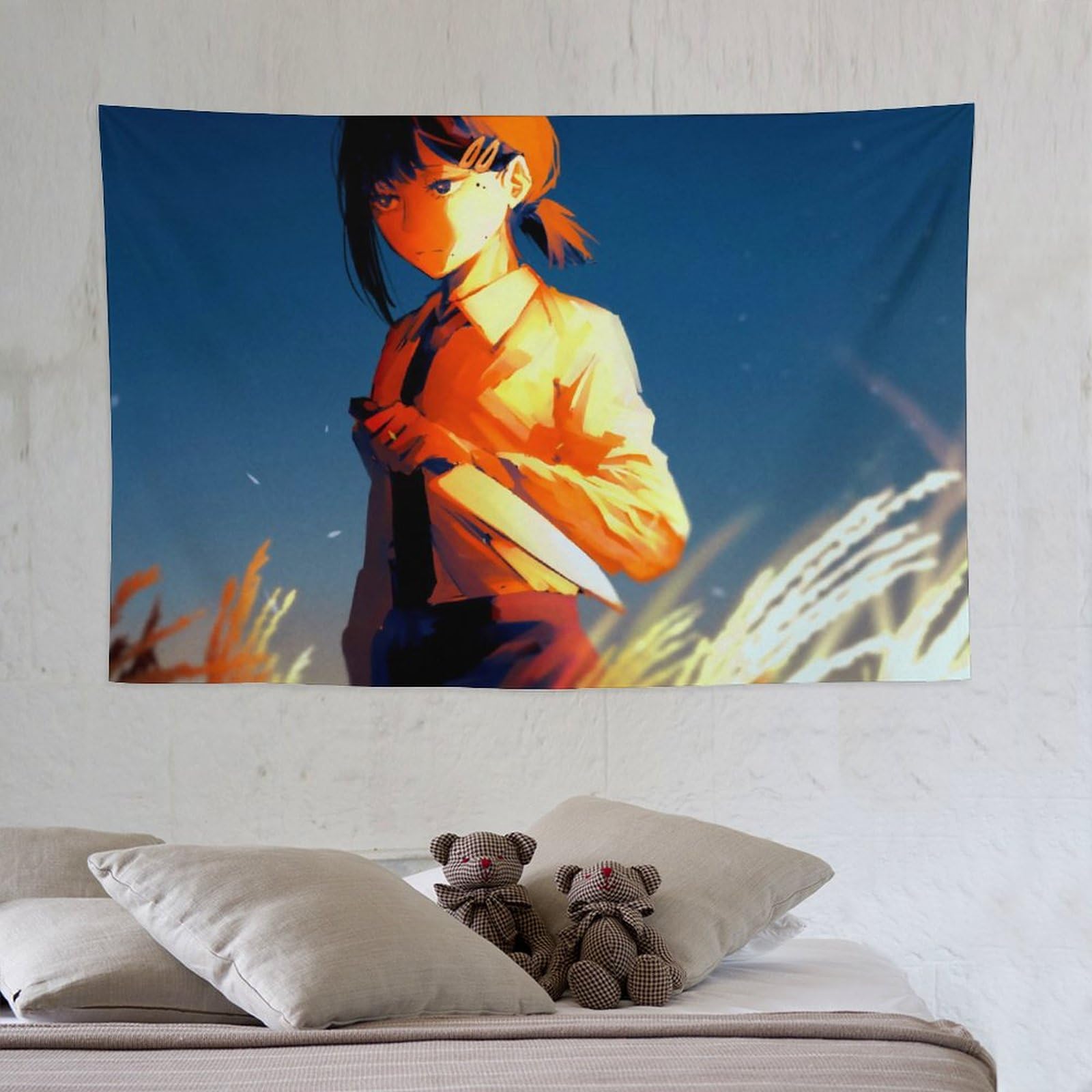 Amazon.co.jp: タペストリー 大判 チェンソーマン レゼ 壁掛け