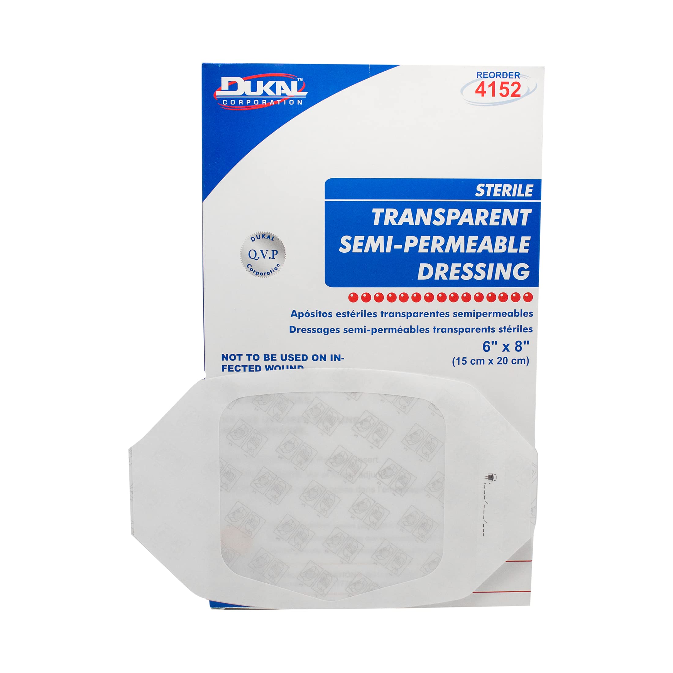 Amazon.com: Dukal-4152 Transparent Semi-Permeable Dressing