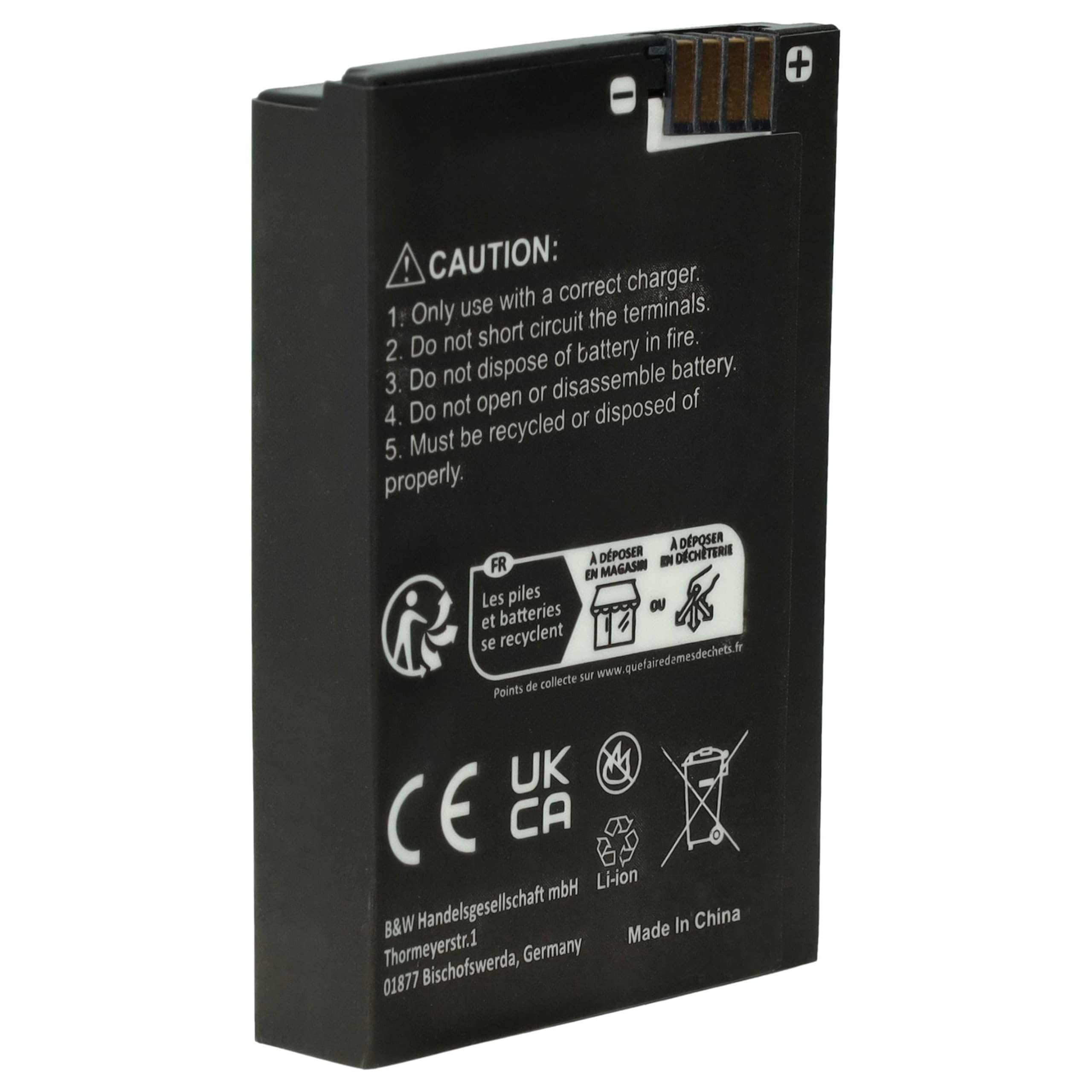 10x akumulator zamienny do Motorola PMNN4468A, PMNN4468B, PMNN4578A, PMNN4468B do krótkofalówki, Walkie Talkie (2000 mAh, 3,7 V, litowo-polimerowy)