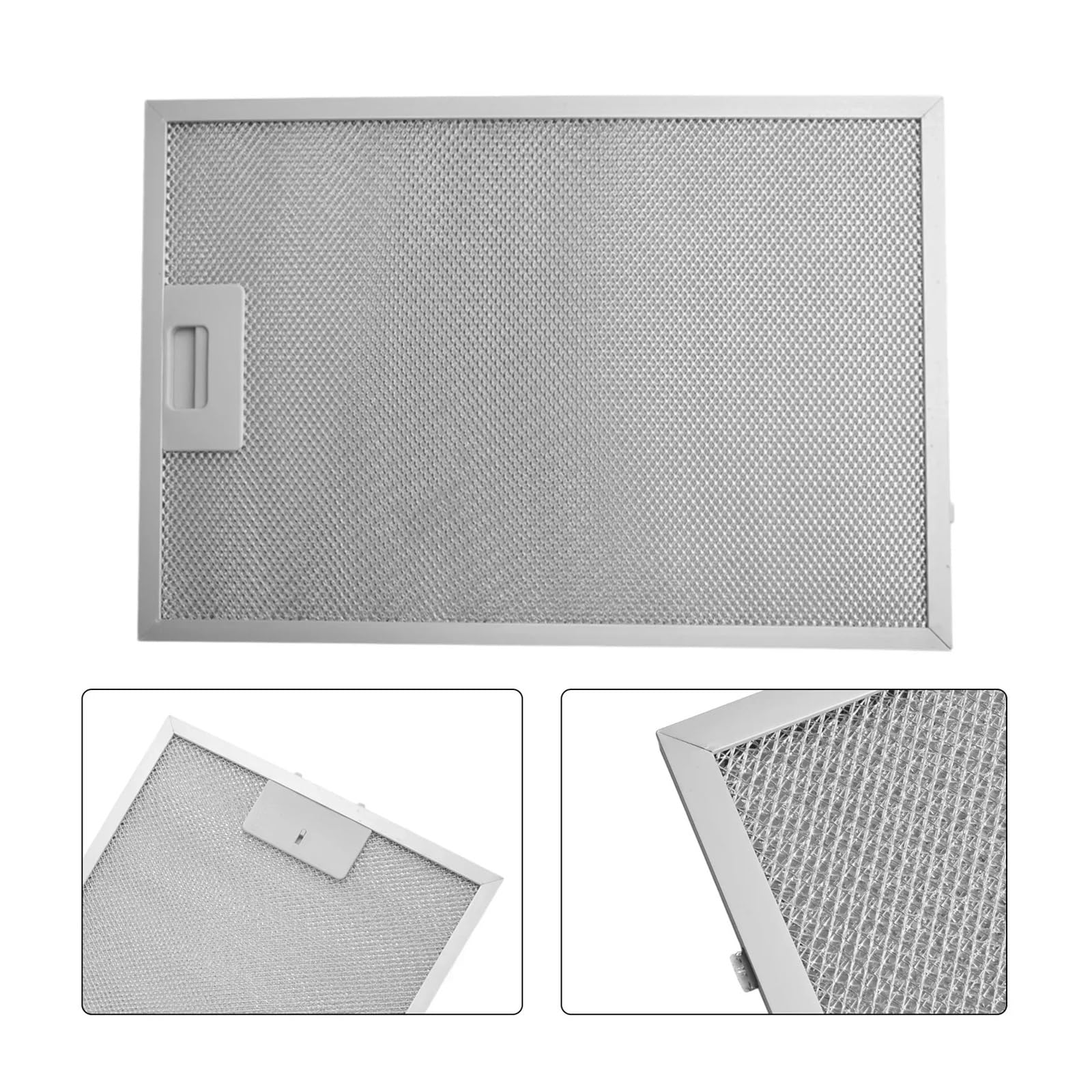 Filtro De Ventilación for Campana Extractora, 400x275, 9mm, Filtro De Grasa De Aluminio, Grasa for Campana Extractora