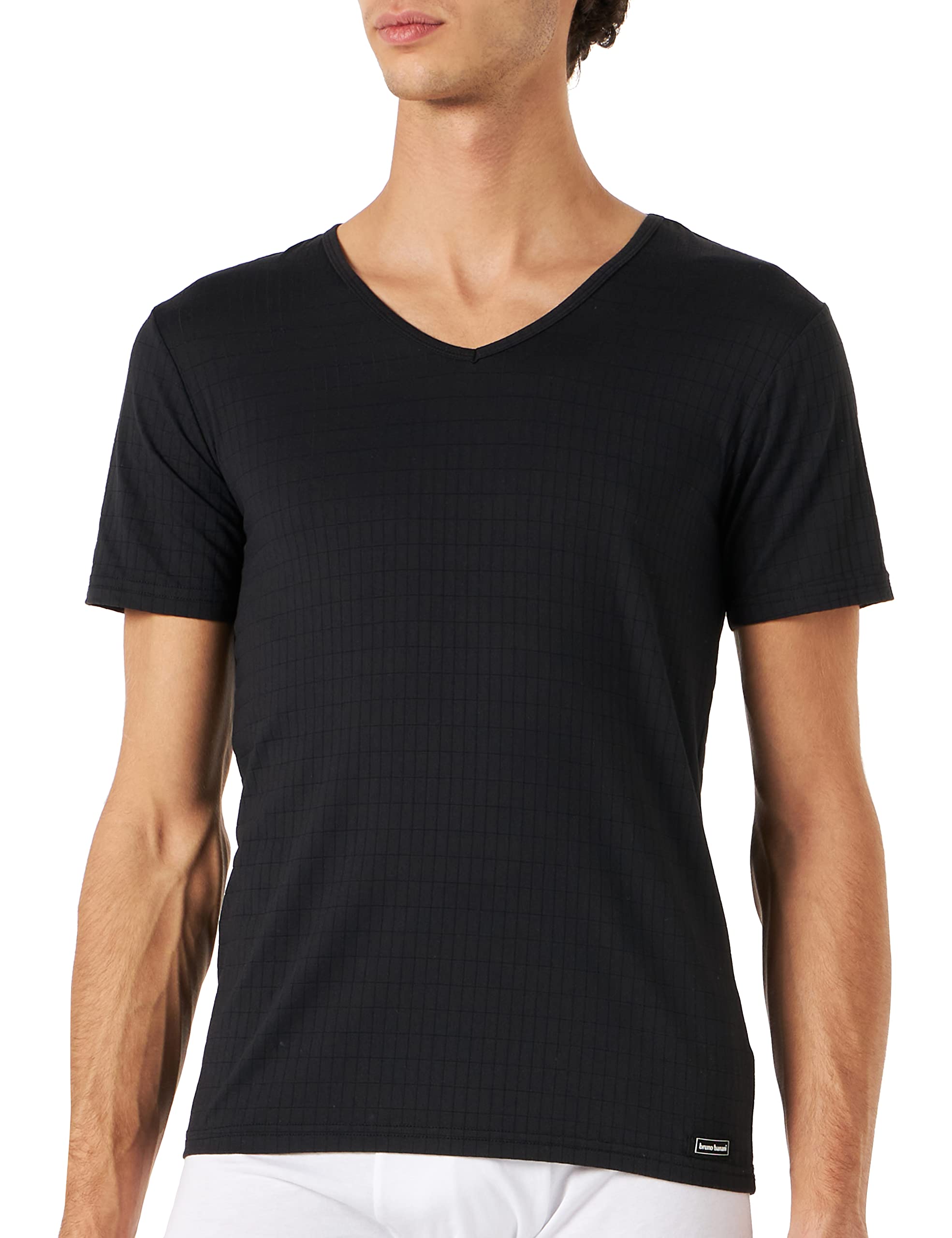 Bruno Banani Herren V-Shirt Check Line 2.0 Unterhemd