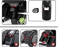 Vista 2 de TCMT Guardabarros trasero para Harley 2016-2021 CVO Limited FLHTKSE 2020-2024 Road Glide Limited