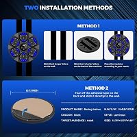 LeuKoles Bluetooth Zenés Boxzás Gép LED Világítással 7 Módú Fali Boxzsák Kesztyűvel 5