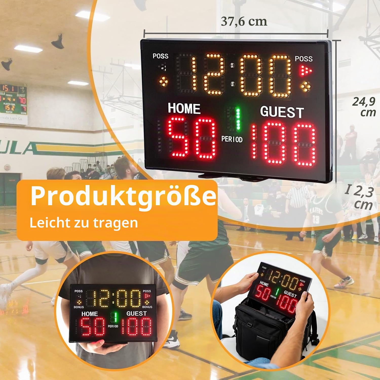 YZ LED Tragbare Elektronische Anzeigetafel, Tischtennis Zähler Punktezähler, Punktezähler Scoreboard, Digitale Zähltafel