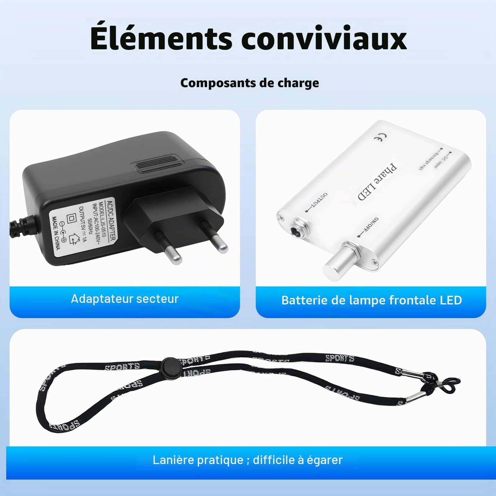 Loupe dentaire professionnelle à LED - Loupes chirurgicales - Loupes binoculaires - Loupe frontale - 3,5 x 420 mm