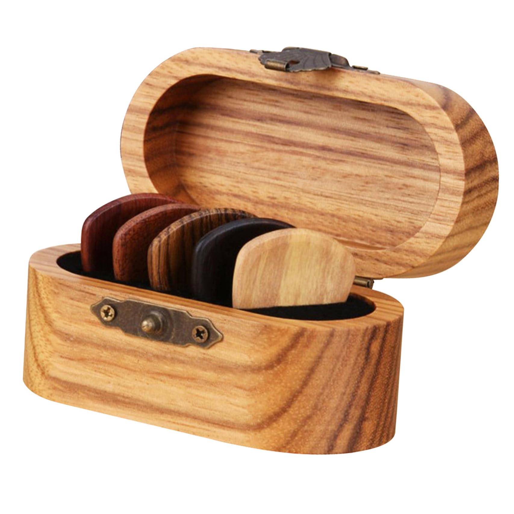 ibasenice 3 Pièces Boîte De Sélection Portable Médiator pour Guitare Accessoires De Guitare Pratiques Médiators avec Étui Médiator De Personnalisé Étui De Médiators De en