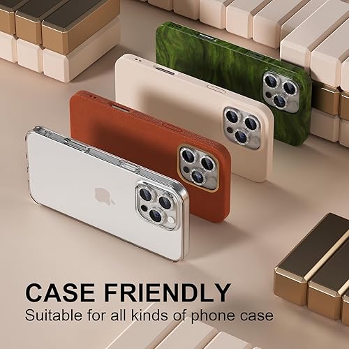 Miniatura 49 de Misea [3+1] Protector de lente de cámara para iPhone 14 Pro/iPhone 14 Pro Max, protector de pantalla de vidrio templado 9H, protector de pantalla