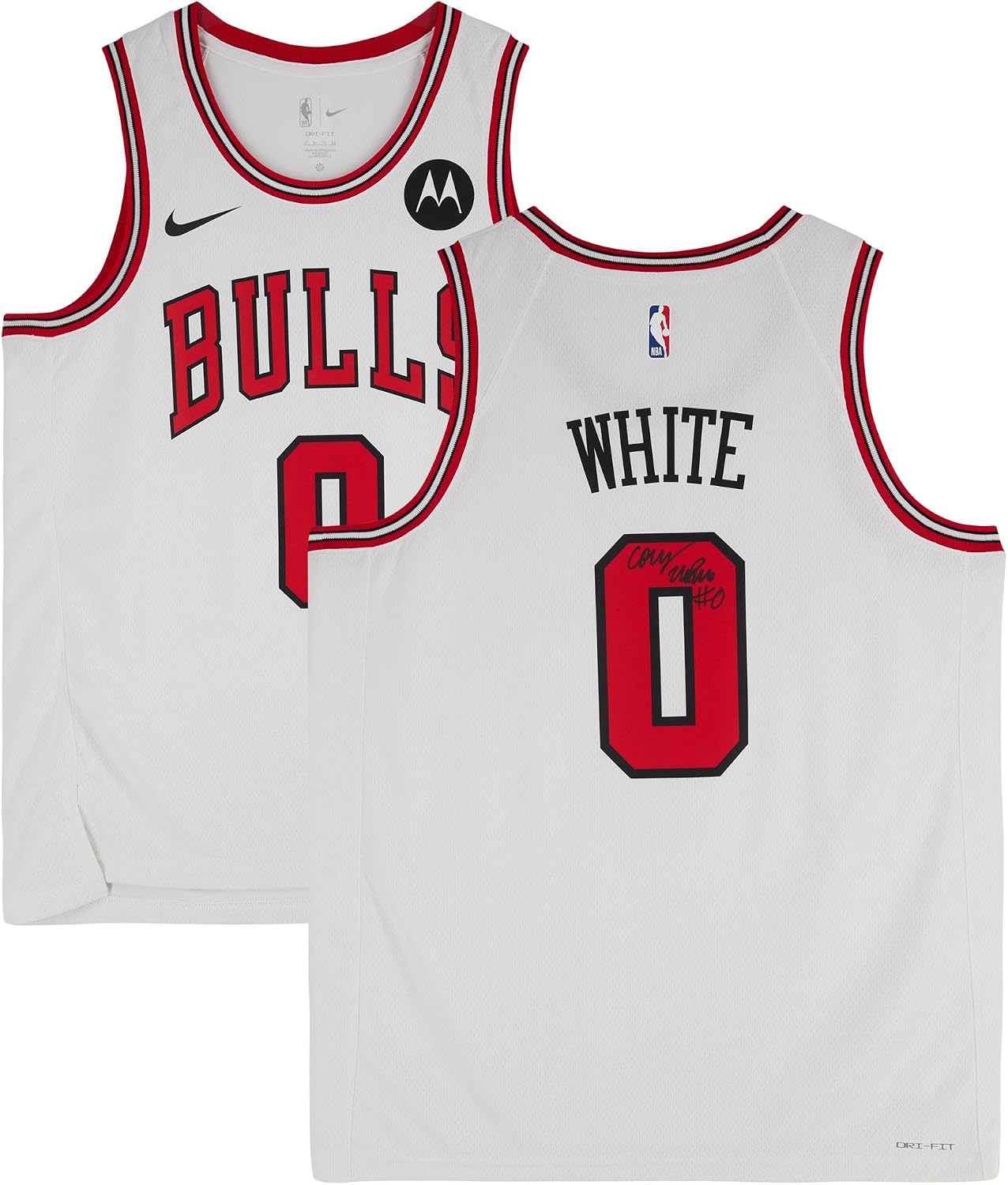 Coby Chicago Bulls Autographed Nike Association Edition Swingman Jersey - Autographed NBA Jerseys