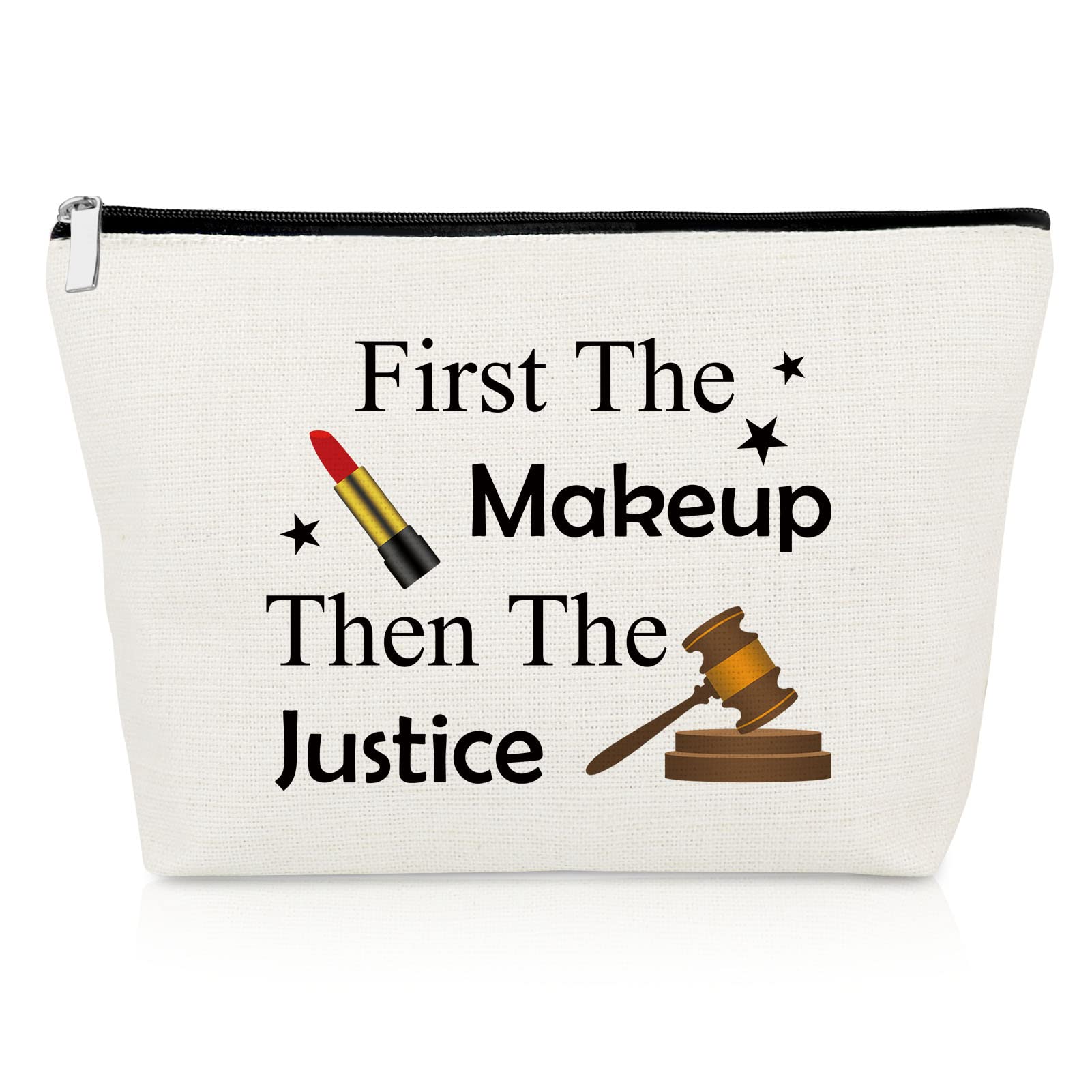 Gevody Future Lawyer Gift Makeup Bag Attorneys Gifts Lawyer Gifts for Women Law Student Gifts Attorney Birthday Gifts Law School Graduation Gifts