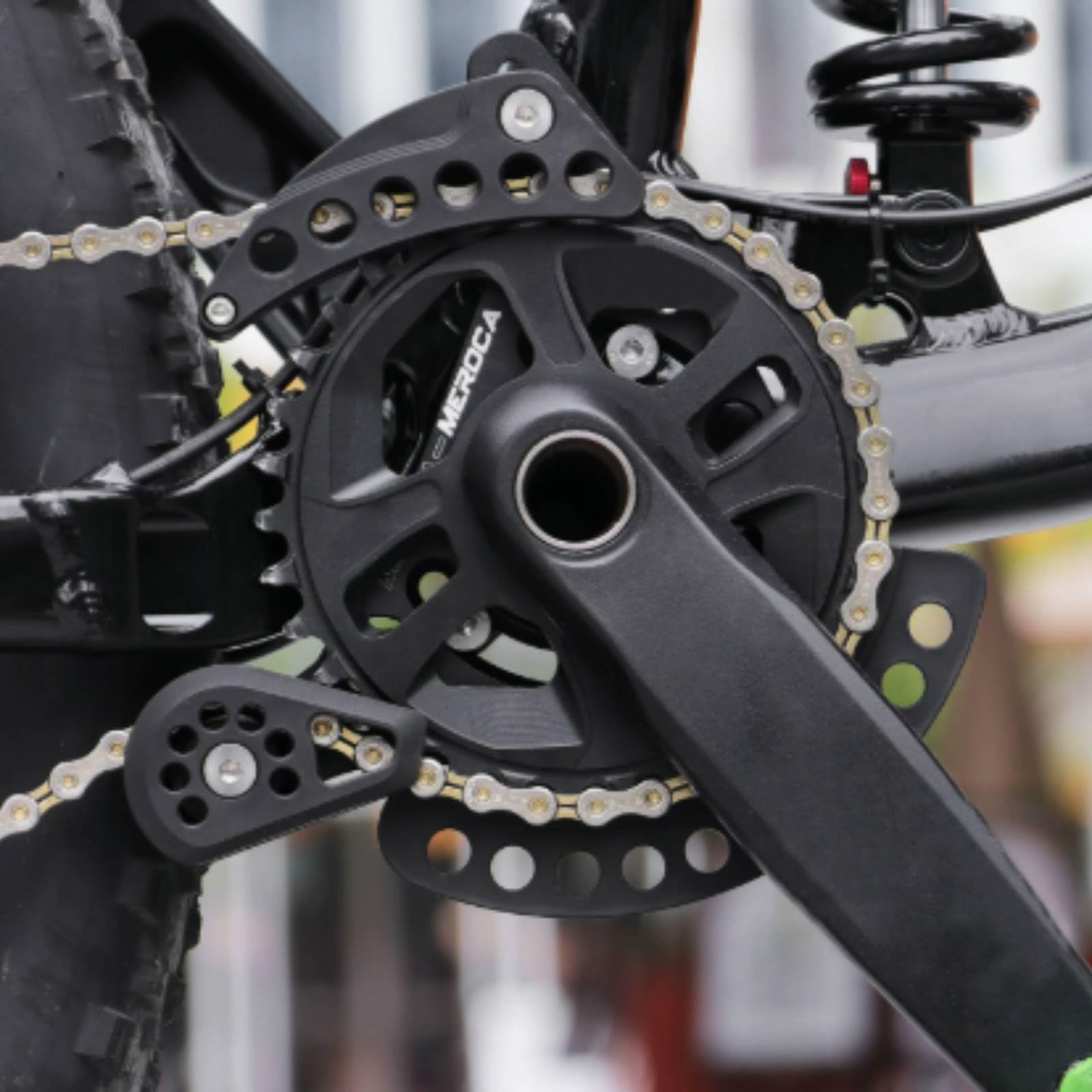predolo Stabilizzatore Catena Monocorona Lega di Alluminio Guidacatena per Mountain Bike Lavorazione CNC Tendicatena per Bici da DH Downhill, Fuoristrada