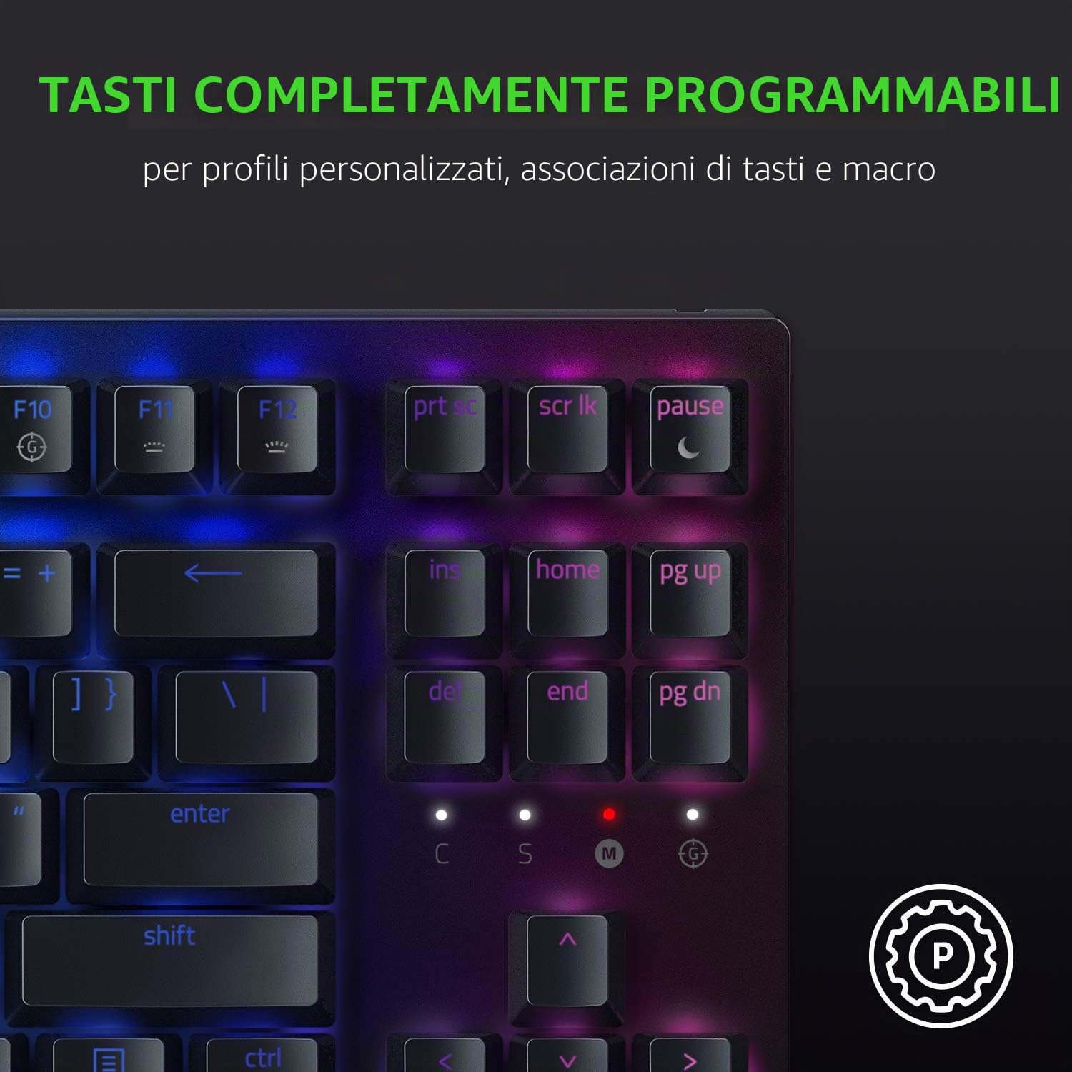 Razer BlackWidow V3 Tenkeyless TKL Tastiera da gioco meccanica: interruttori meccanici gialli - lineare e silenziosa - Illuminazione RGB chroma - Fattore di forma compatta - Macro programmabili -