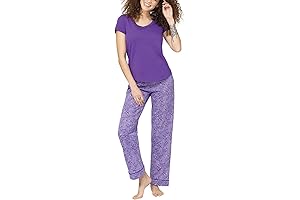 PJs For Women - Dreamy Soft and Snug Short Sleeve Cotton Pajama Set