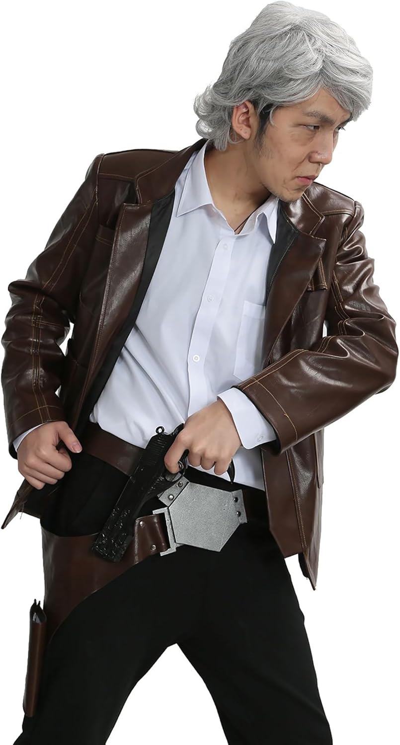 Xcoser Adult Han Solo Belt Cosplay Costume PU Holster Belt Props Adjustable