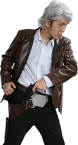 Miniatura 5 de Xcoser Cinturón Han Solo para adultos Star Cosplay Wars funda de poliuretano ajustable 2016 Marrón