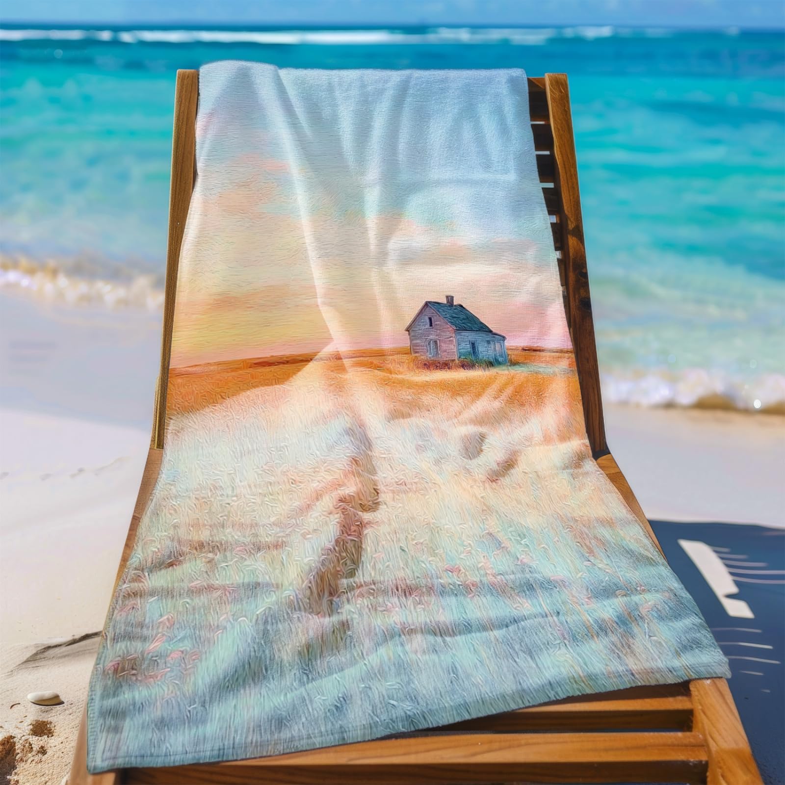 Telo Mare Microfibra 210x230 Gialla Blu Telo Spiaggia Grande Antisabbia,XXL Asciugamano Mare, Asciugatura Rapida, Stuoia Spiaggia Leggero E Portatile