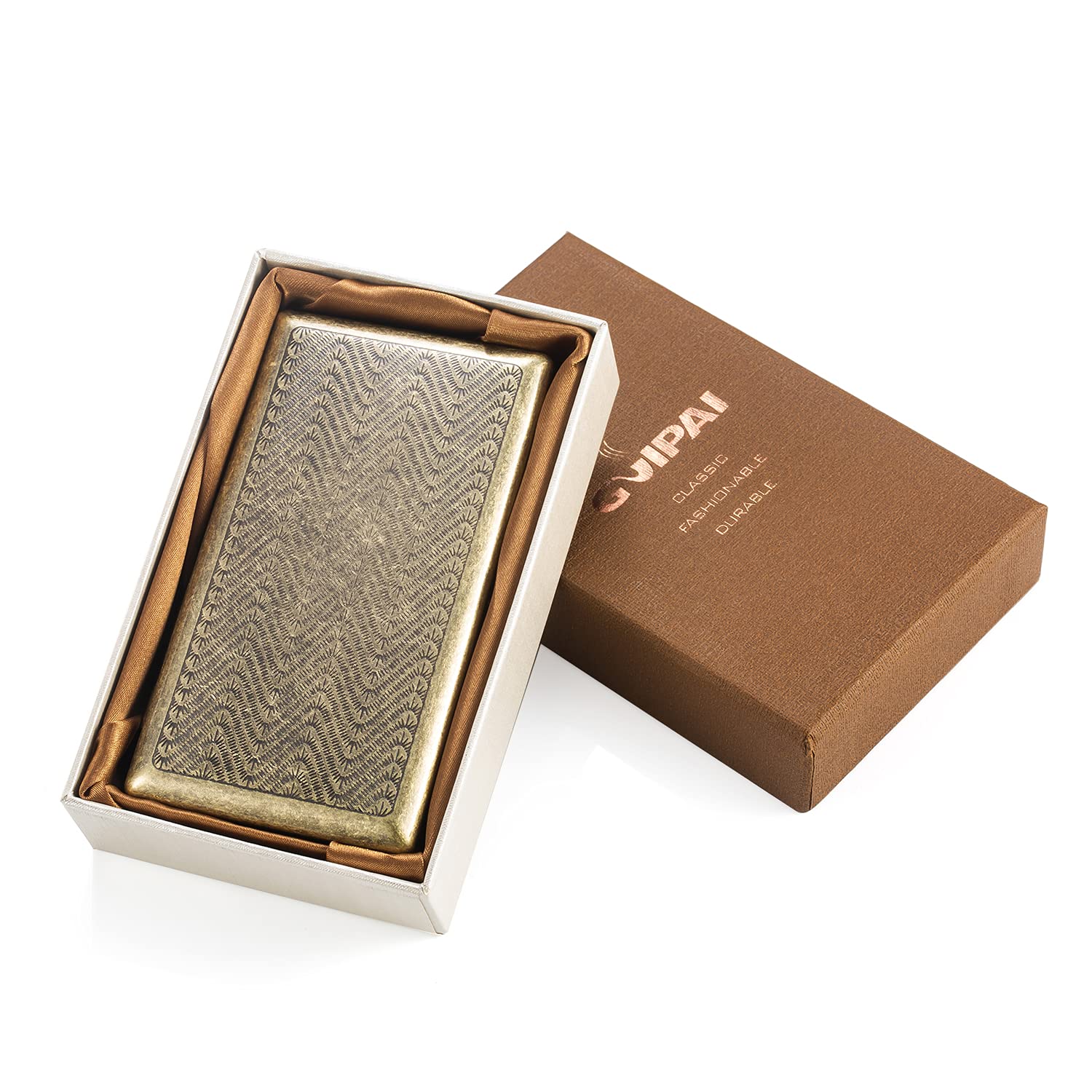 Portasigarette Donna In Metallo Rosa Con Finiture In Pelle - Elegante E Compatto, Contiene Fino A 14 Sigarette - Foto 9