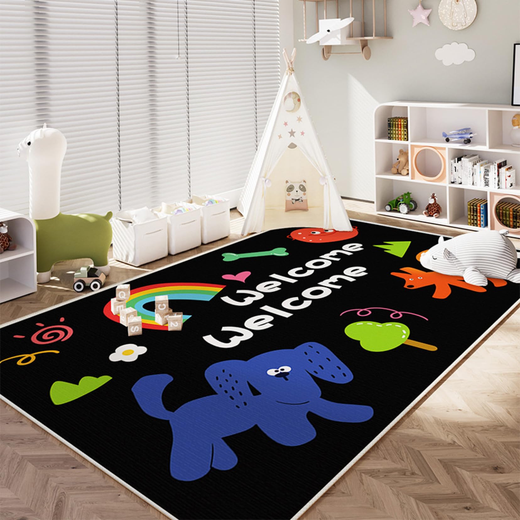 プレイマット ラグマット 子ども部屋 ベビー 新生活 防水 キッズ  