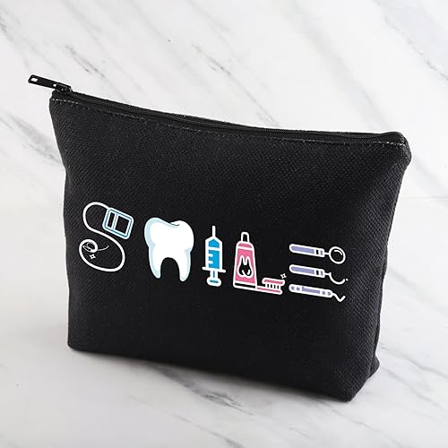 Miniatura 3 de MNIGIU Regalo para asistente dental, regalo divertido para dentistas, sonrisa dental, bolsa cosmética, regalo para estudiantes dentales, regalo para