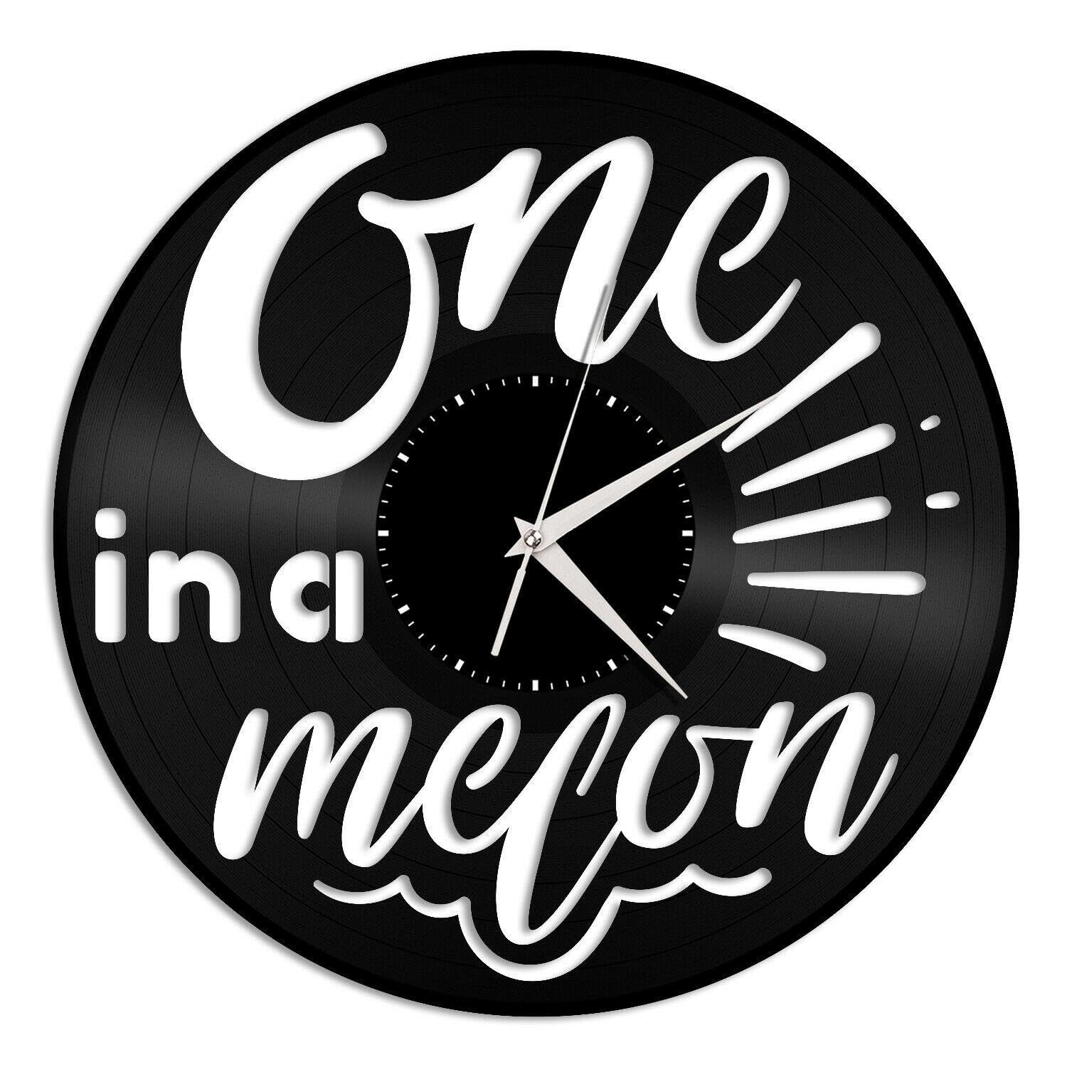 Horloge murale en vinyle surprise parfaite comme cadeau pour amis