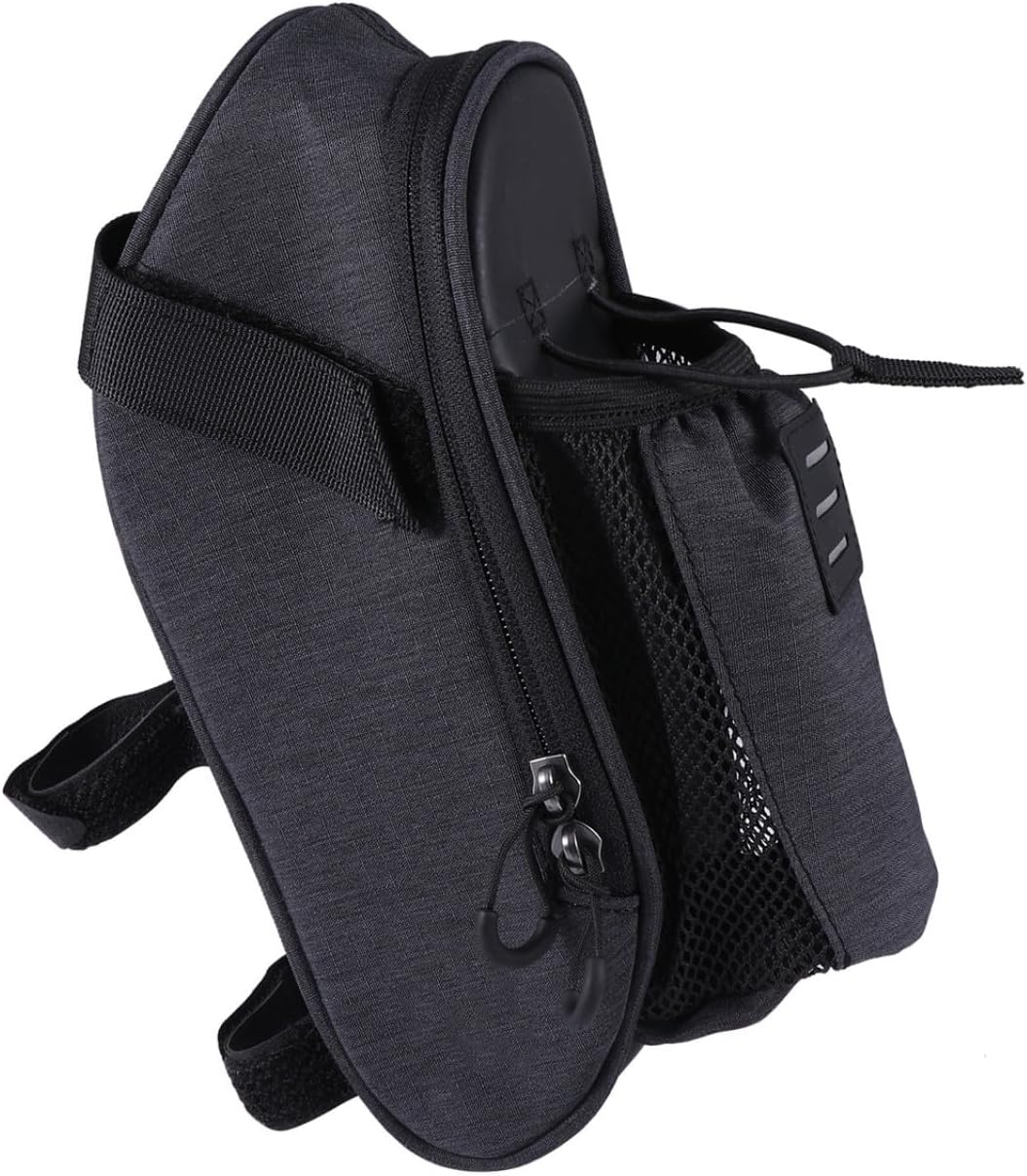 Bag Bicycle Bike Bum Bag Seat Bicycle Rear Rack Bag Portable Handlebar Waterproof Bag Cycling Gear Bag Backrest Rack Bag Pannier Cycling Backpack Bags Phone Holder for Pouch Black