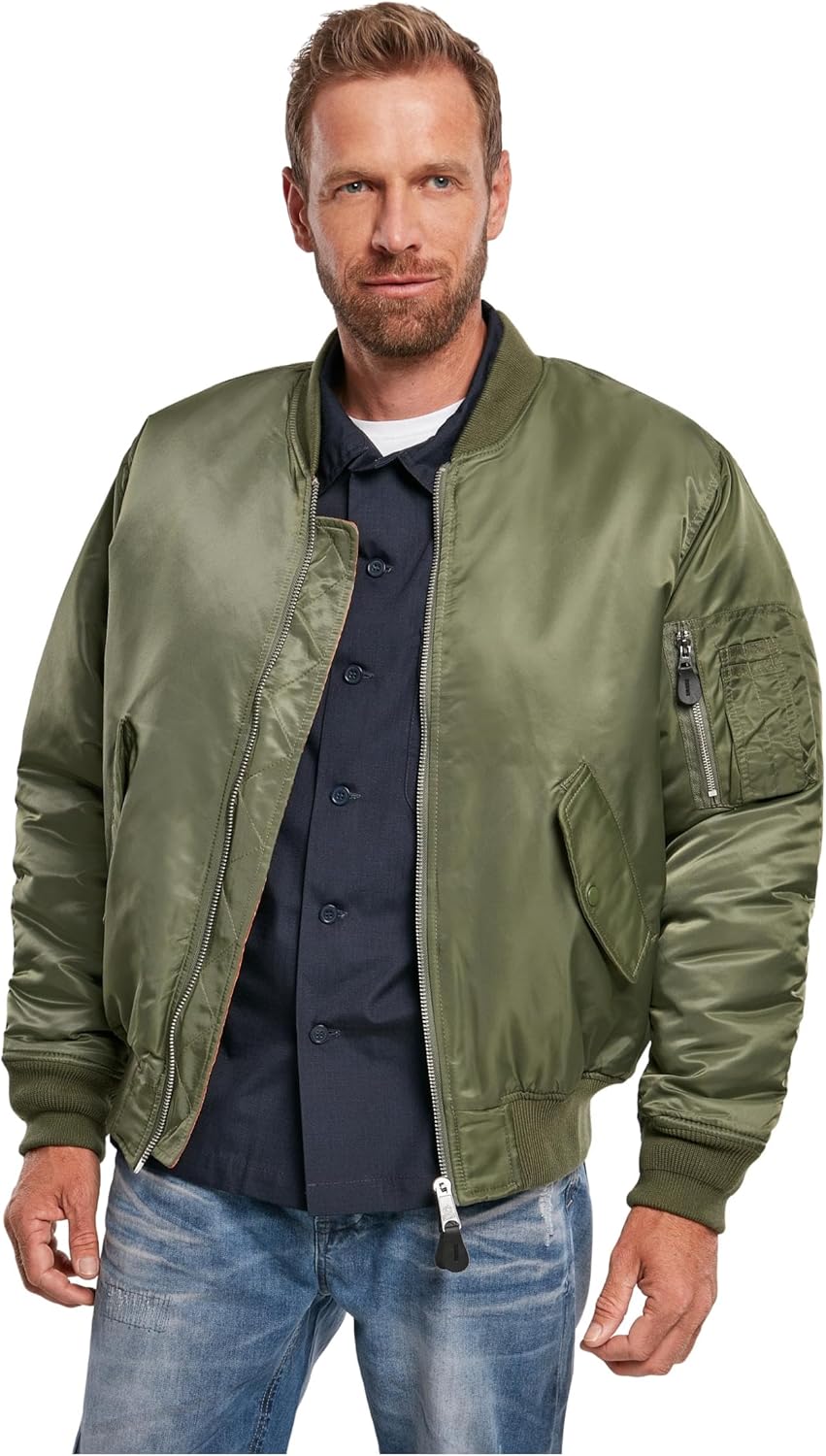 Buy Brandit MA1 Men's Jacket Olive Online Kenya Ubuy