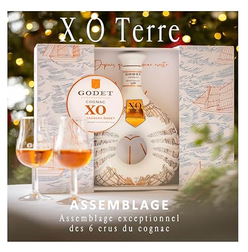 Godet XO TERRE mit Geschenkverpackung Cognac (1 x 0.7 l)