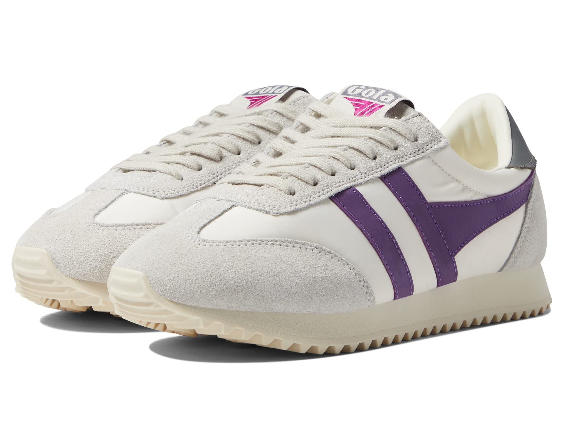 Gola Boston 78, Women's Sneaker, Off White Foxglove Ash, 5 UK