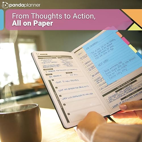 Miniatura 7 de Panda Planner Juego de notas adhesivas  140 colores surtidos de primavera con pestañas, punteadas, rayadas y notas en blanco  Pestañas adhesivas