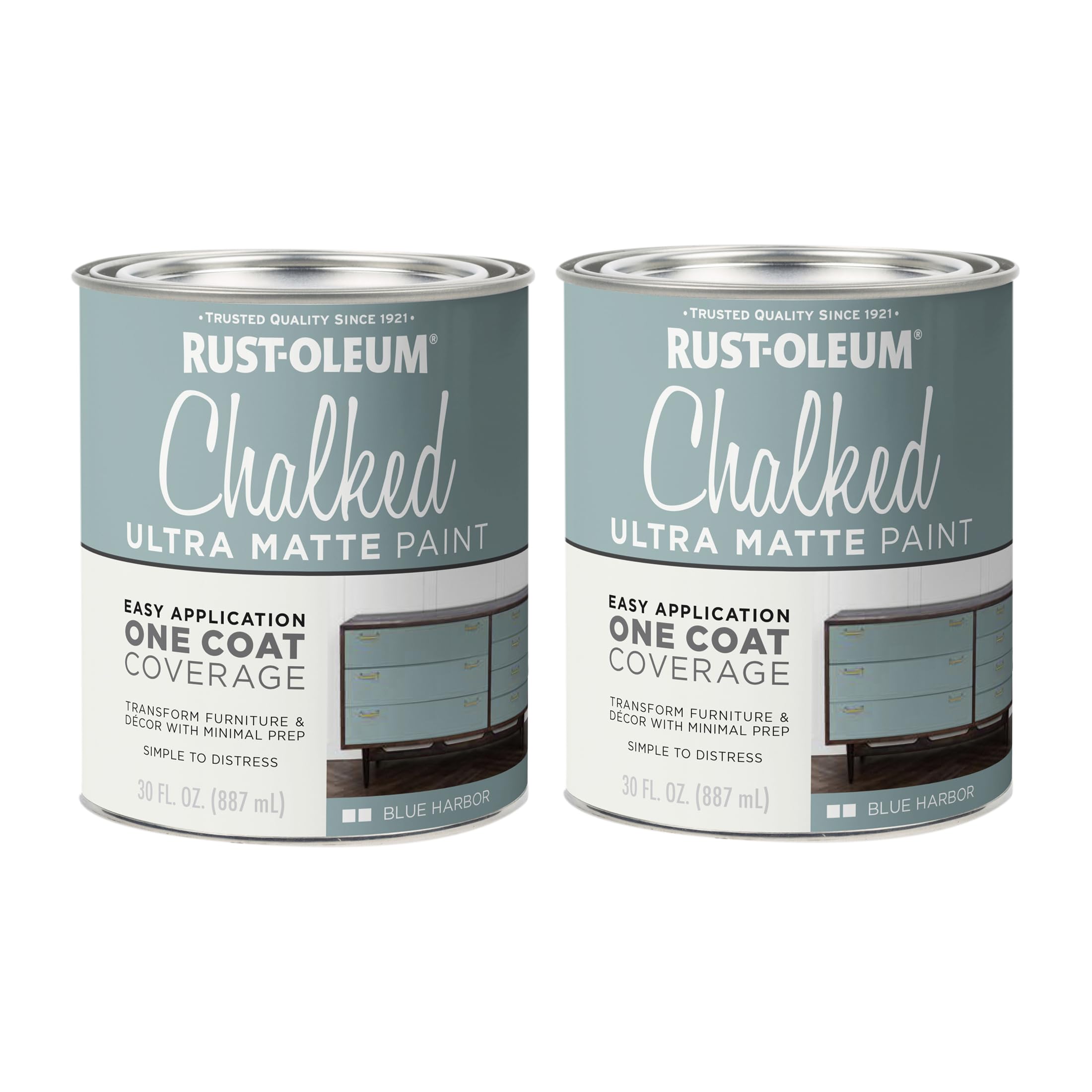 Rust-Oleum Chalked All-in-One Ultra Matte Harbor Blue Spray Paint
