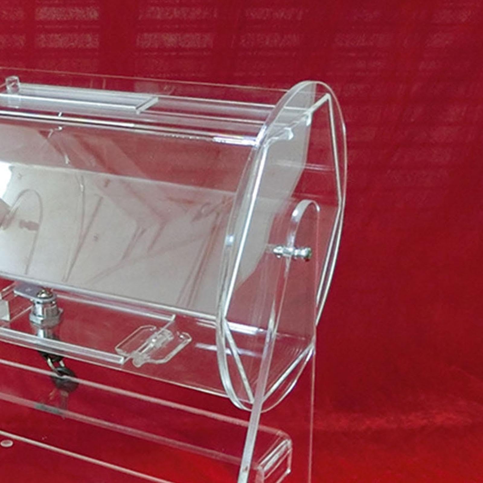 Acryl Trommel für Tombola Lose bei Spendenaktionen