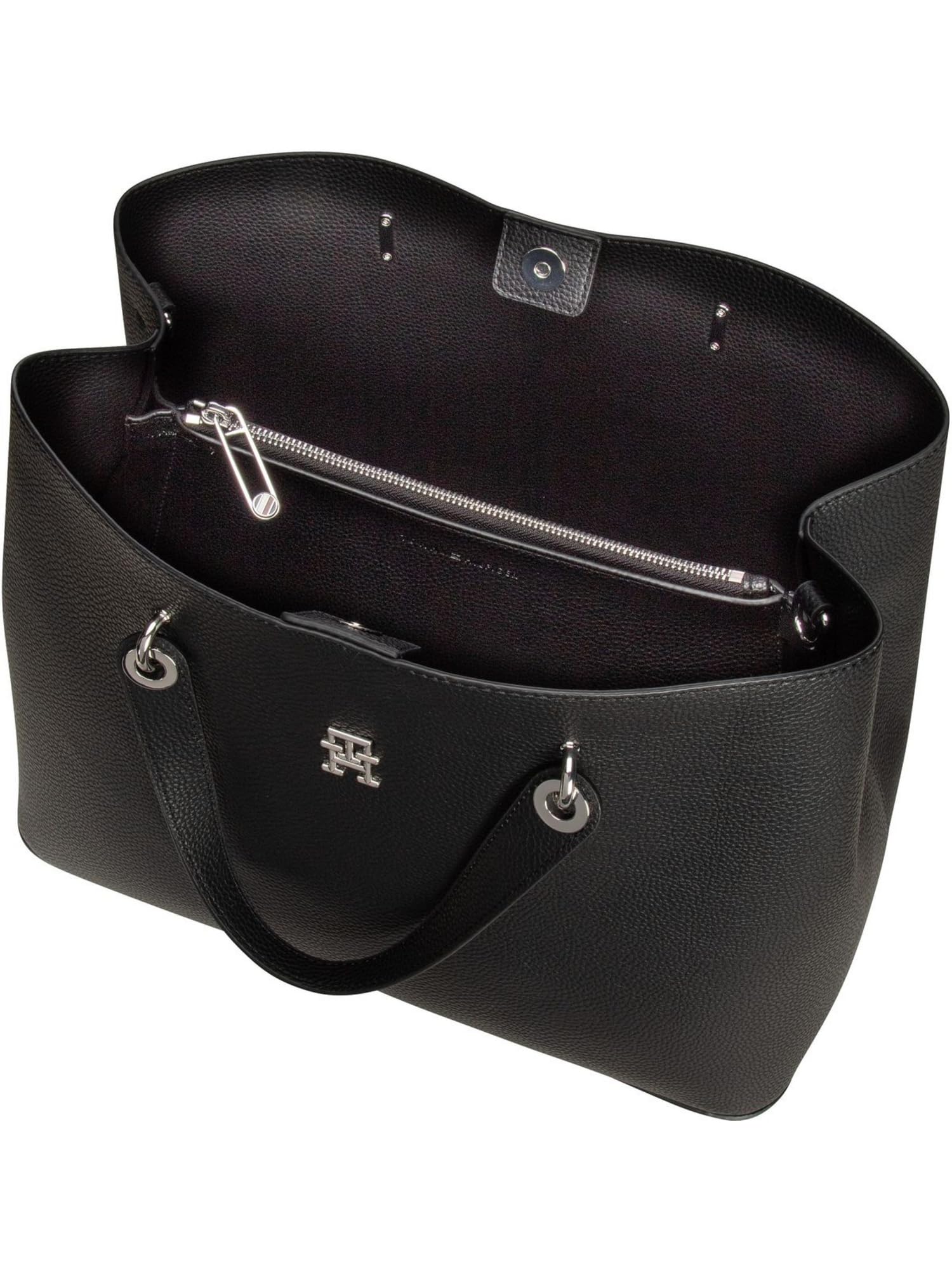 Tommy Hilfiger Bolso Satchel Mujer Emblem con correa desmontable