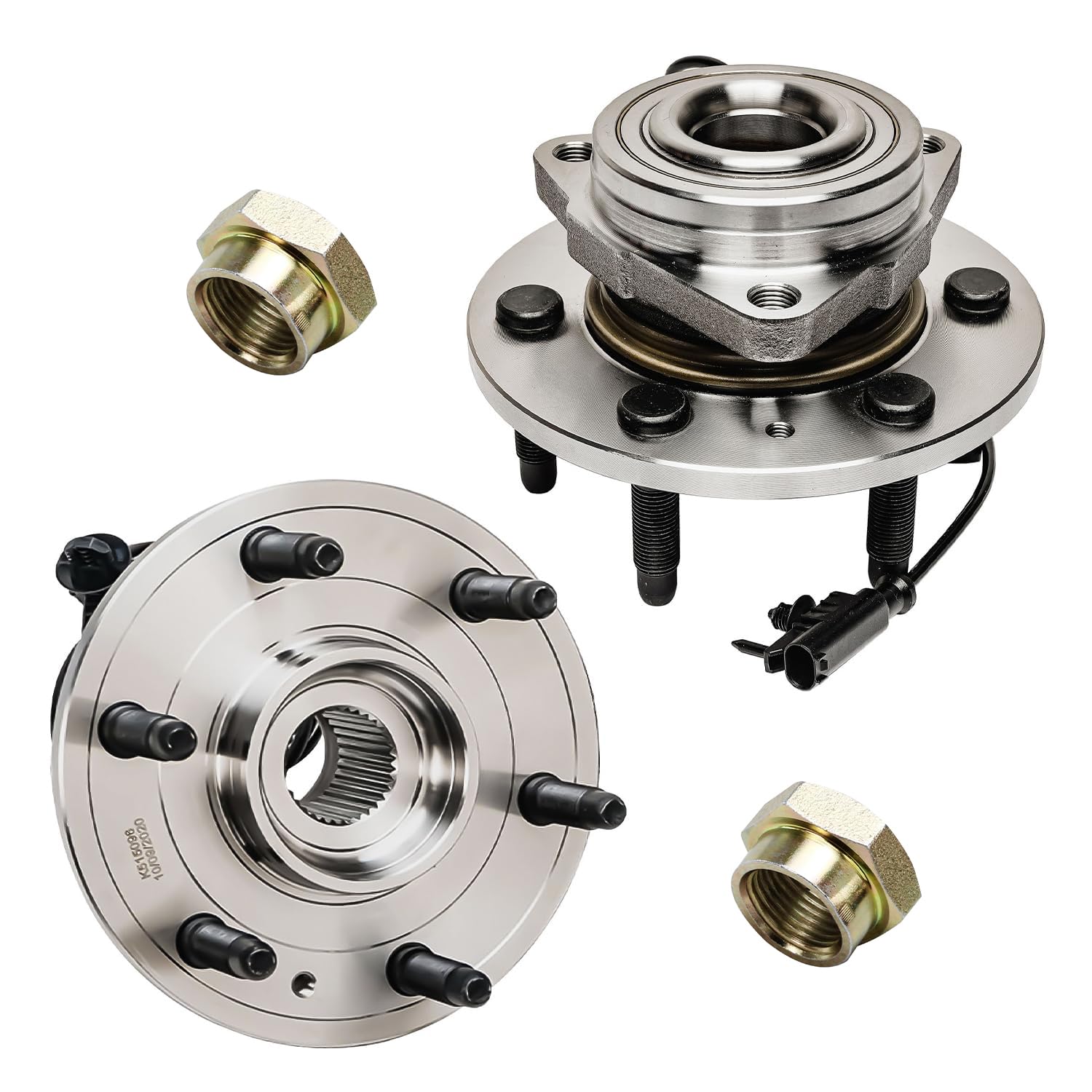 Detroit Axle - Front Wheel Bearing Hubs Kit for 07-13 Chevy Silverado 1500
