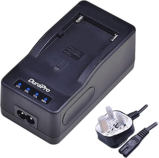DuraPro Fast Battery Charger for Sony NP-F330, NP-F530, NP-F550, NP-F570, NP-F730, NP-F750, NP-F770, NP-F930, NP-F960, NP-F970,NP-FM50,NP-FM500H Digital Camcorder Batteries