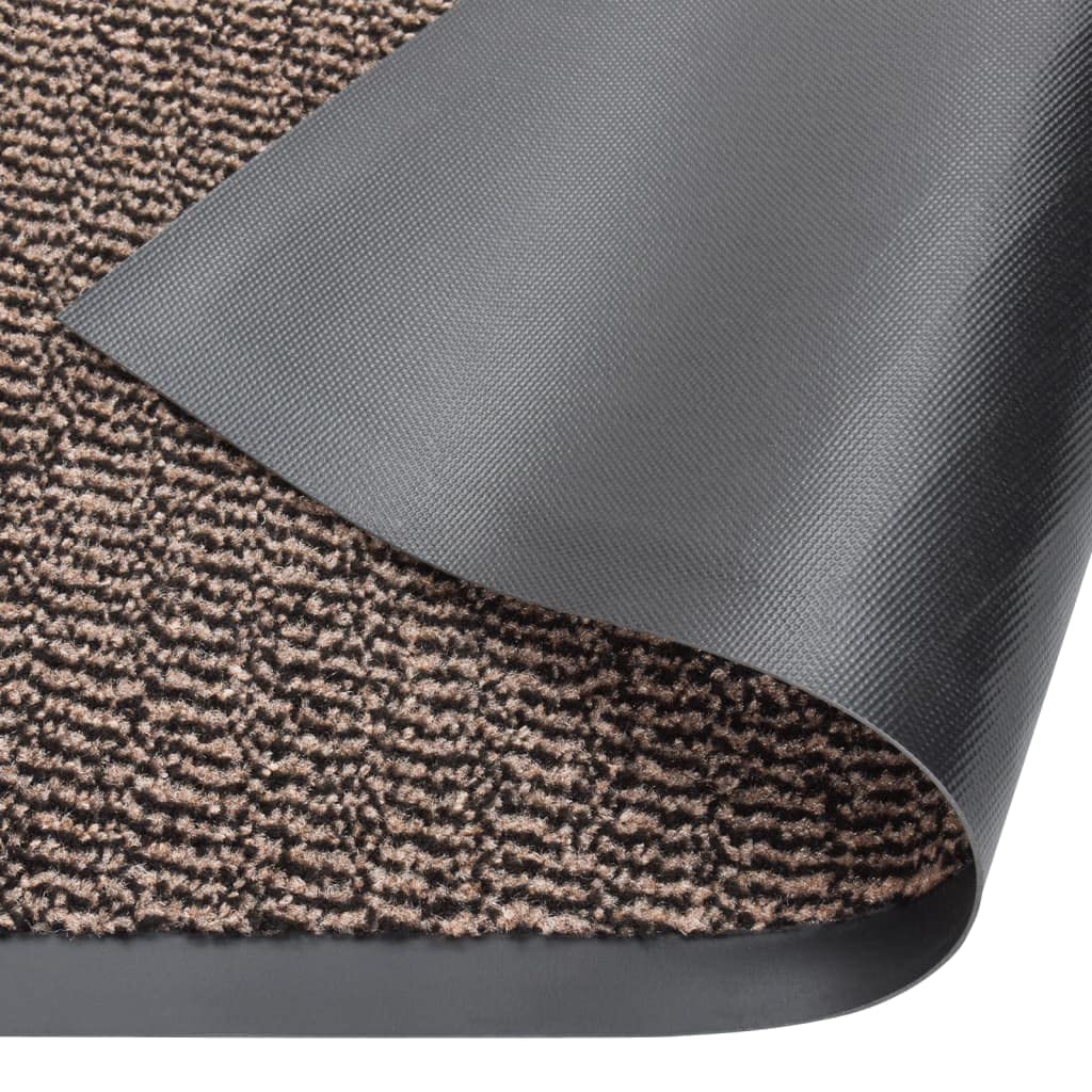 Paillasson-Décor-Paillasson Tufté 60x90 cm Marron Foncé