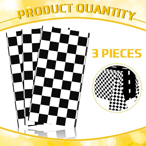 Miniatura 4 de Irenare Suministros para fiesta de cumpleaños de automóvil, decoración de fiesta de carreras, mantel de carretera, camino de mesa de carreras,