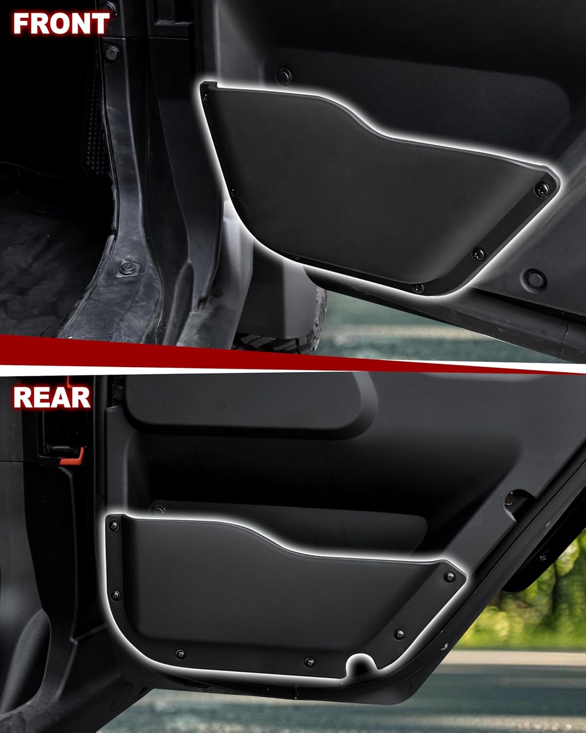 Interior Door Pockets for Polaris Xpedition XP 5/ADV NorthStar 2024 2025 Accessories, Front & Rear Interior Door Inside Storage Box Cup Holder for Xpedition XP5/ADV5 2024+(4PCS)