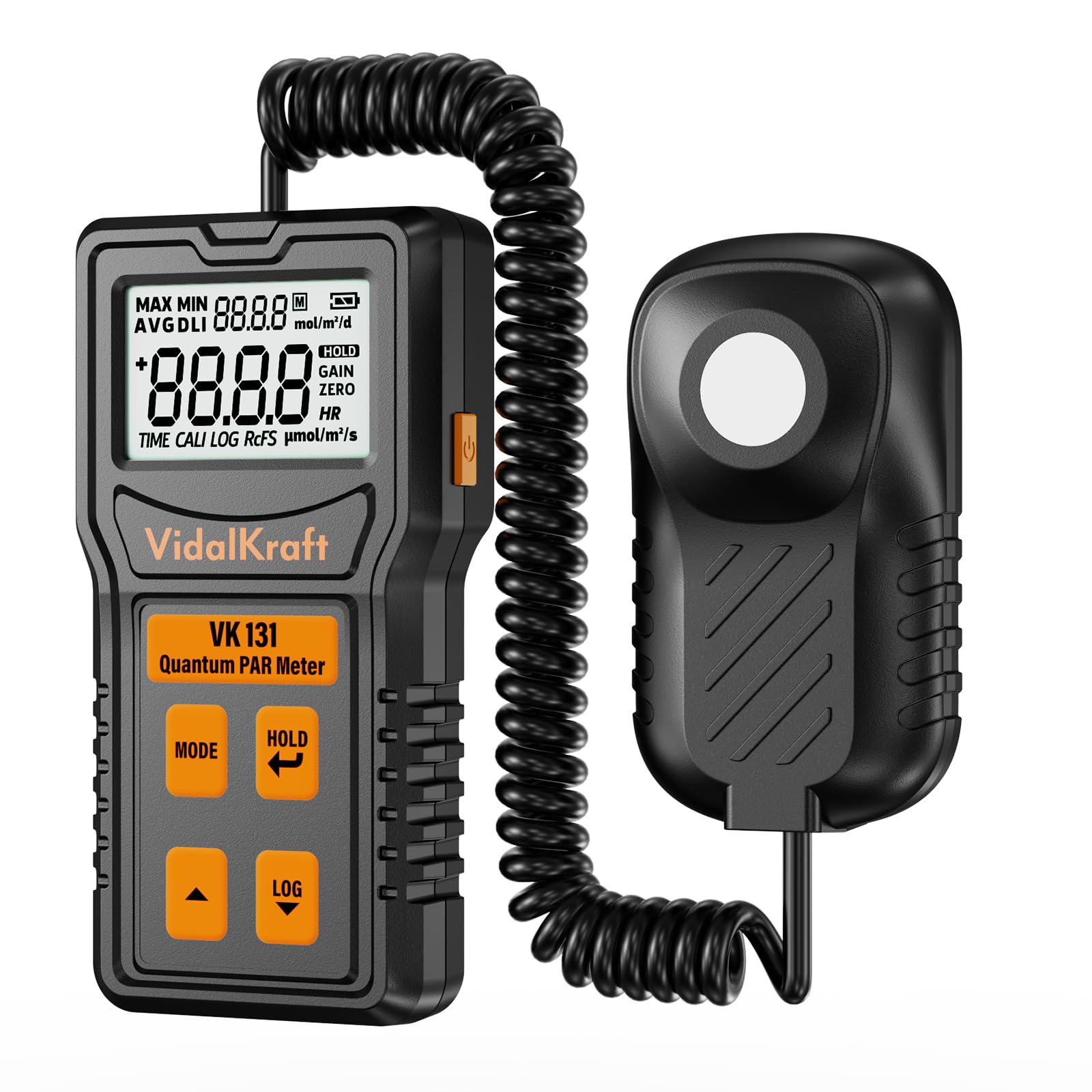 Quantum PAR Meter for LED Grow Light, PPFD Meter with Daily Light