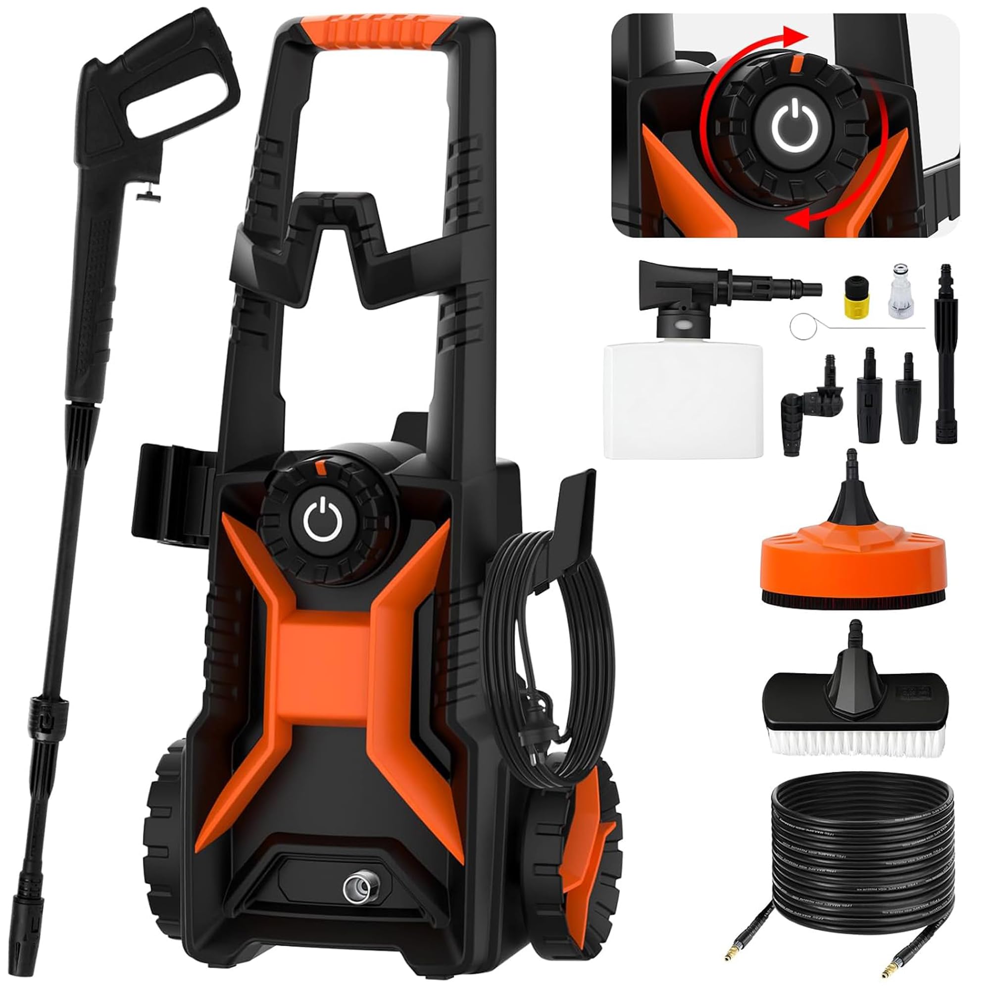 ADVWIN Pressure Washer 3800PSI, 2200W Electric High Power Washer