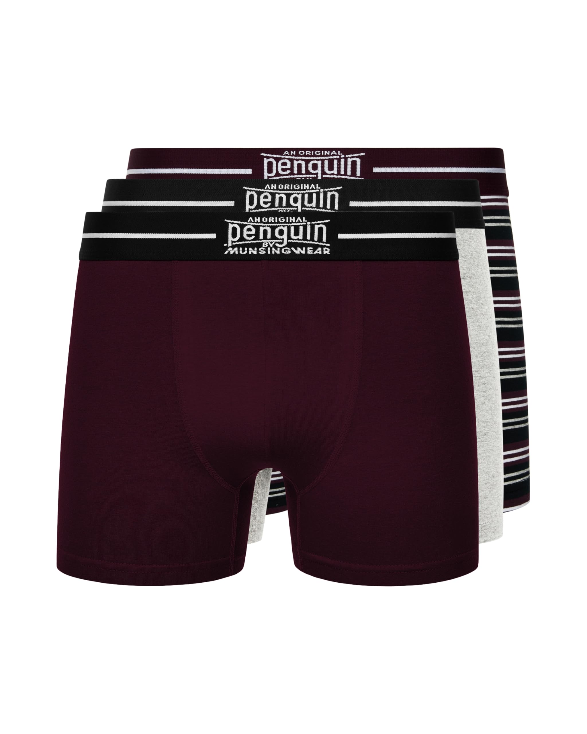 Original Penguin Mens 3 Pack Boxer Shorts Underwear Underpants Trunks Multipack Boxers(L/3pack-MUXPE1414)