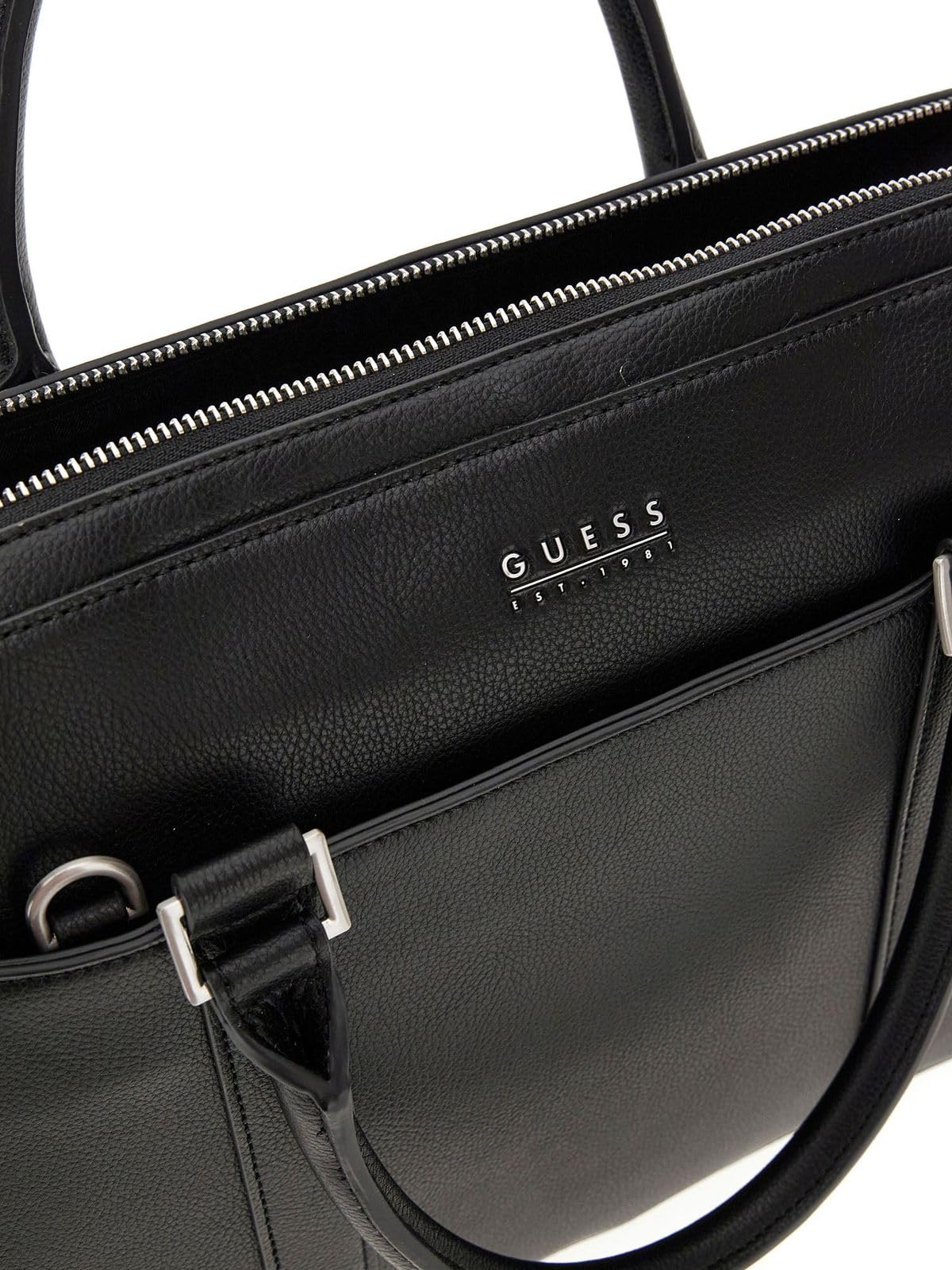GUESS Parma Document Case W Handles, Hand Bag para Hombre, Talla única