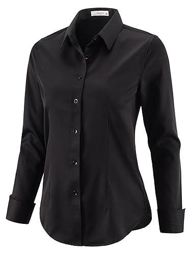 Button Down Shirts for Women Dress Shirts Long Sleeve Stretch