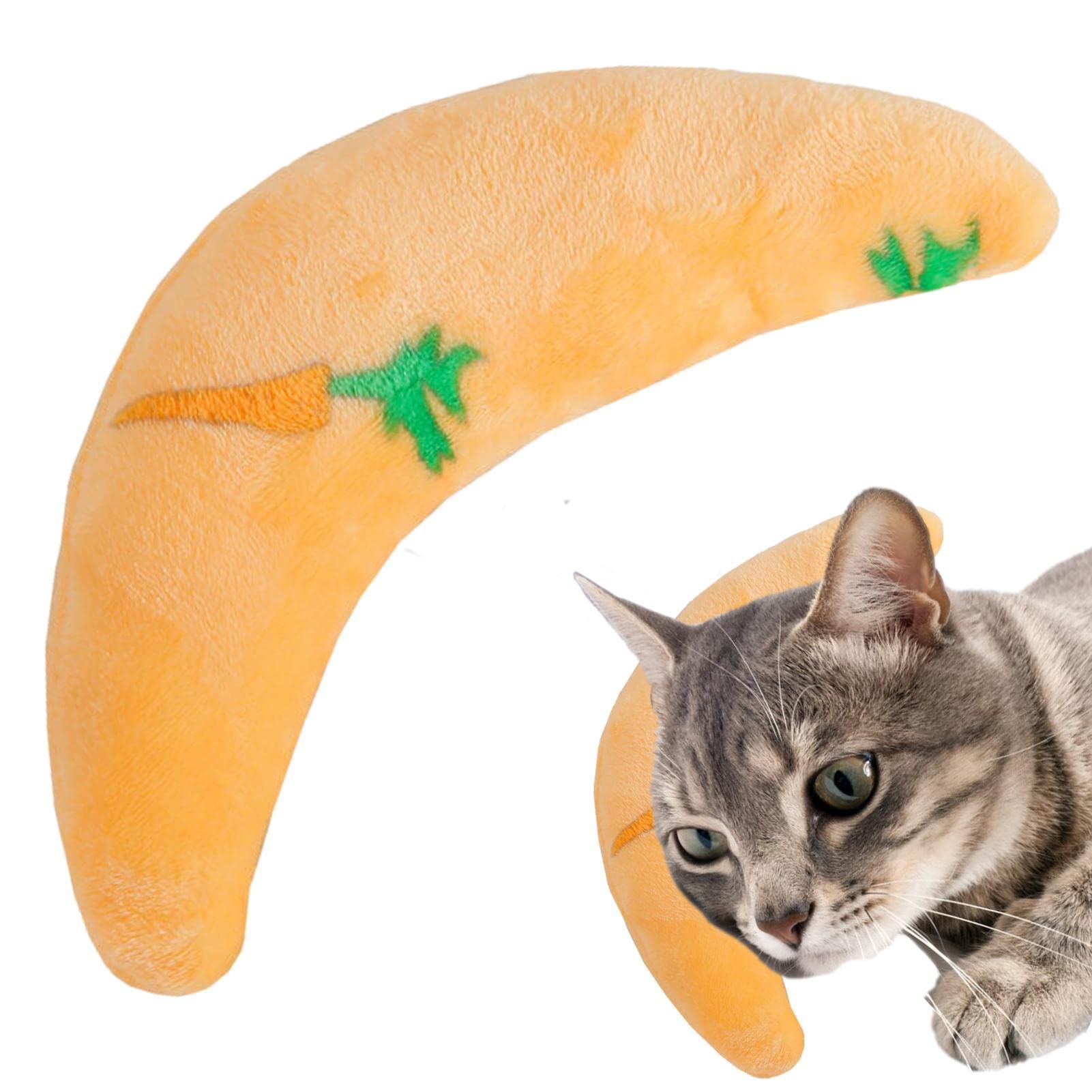 Cuscini per Animali Domestici per Gatto, Morbido e soffice Giocattolo calmante per Animali Domestici - Cuscino per Gatti per Interni, coccola a Mezza Ciambella per Testa di Gatto su Cui sdraiarsi, g