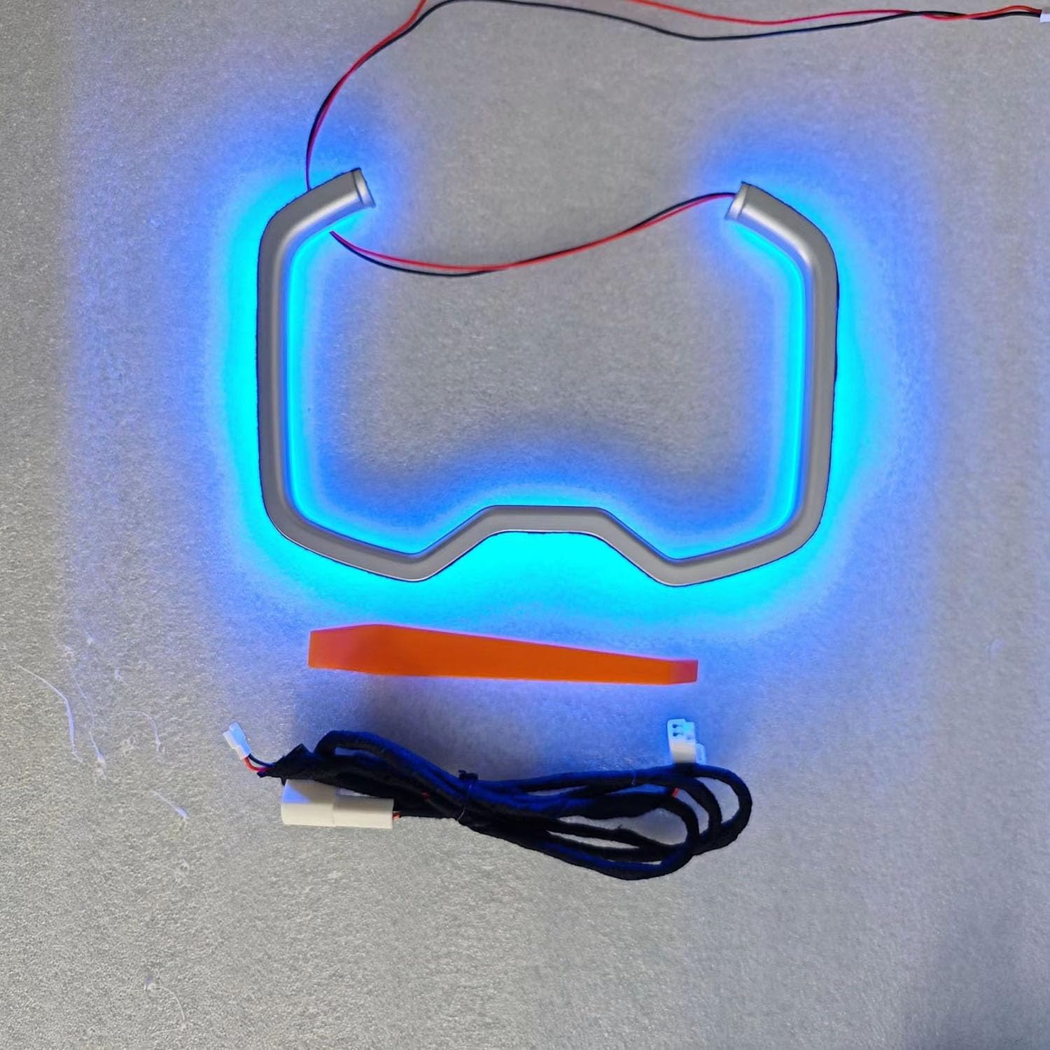 MXtrim for Toyota RAV4 2019 2020 2021 2022 2023 2024 Car Accessories LED Light Interior Water Cup Holder Decoration Lamp Cover Trim 1pcs