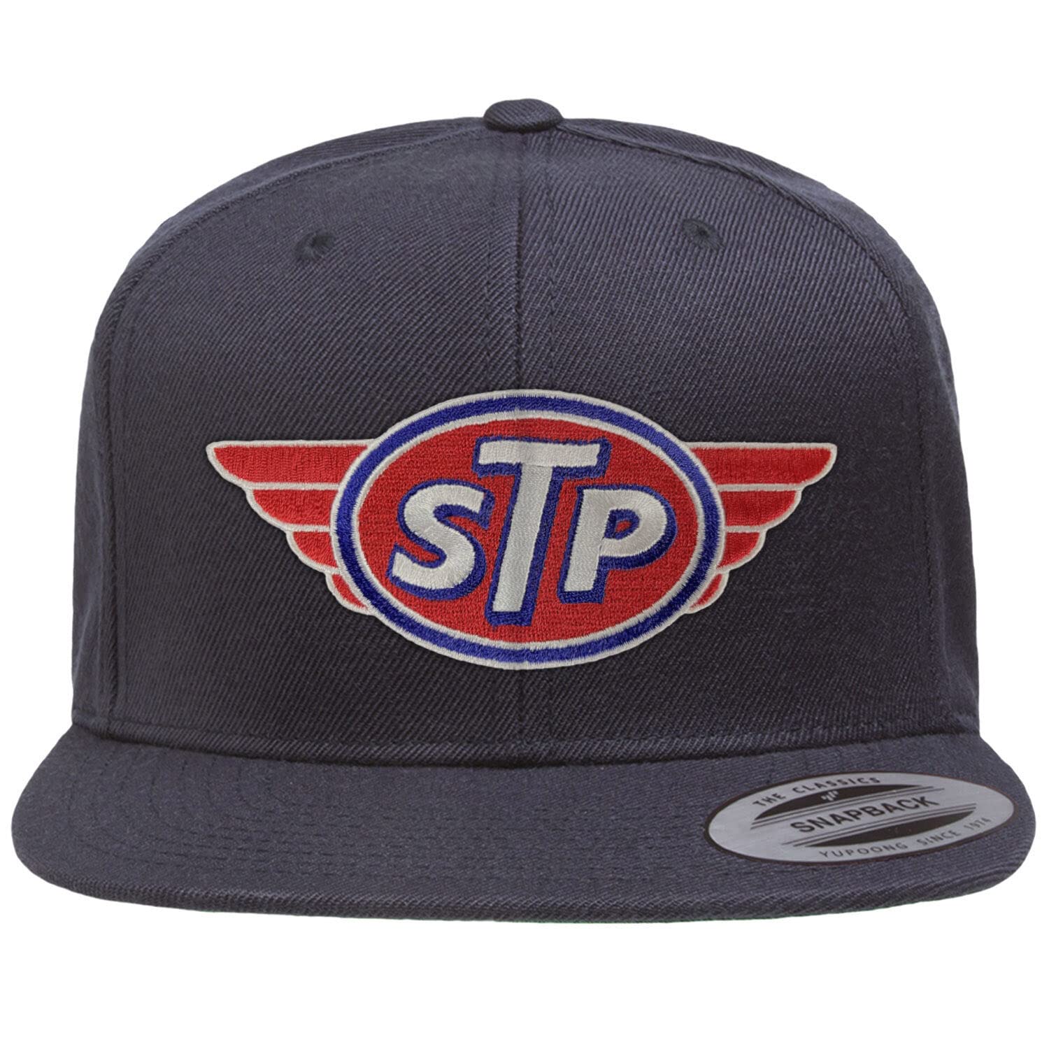 Stp Unisex Navy Officially Licensed Patch Premium Snapback Cap (Navy)