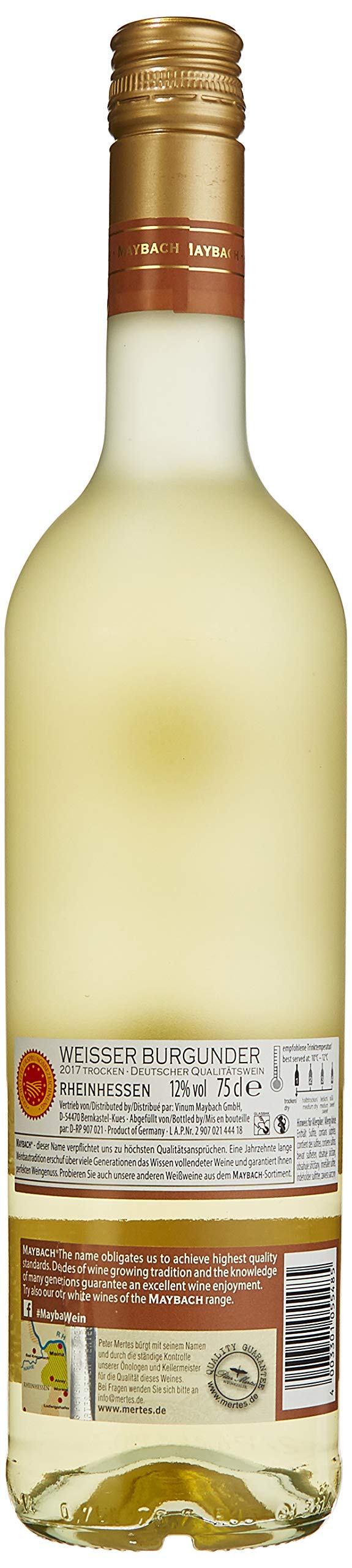 Maybach Weißer Burgunder Qualitätswein (6 x 0.75 l)
