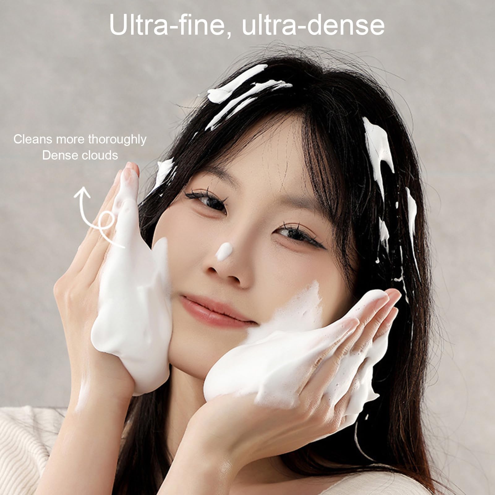 Schiuma per capelli, detergente elettrico per il viso | Bottiglia di schiuma ricaricabile elettrica per la cura della pelle, la pulizia, il gel doccia, la rimozione del trucco e la casa