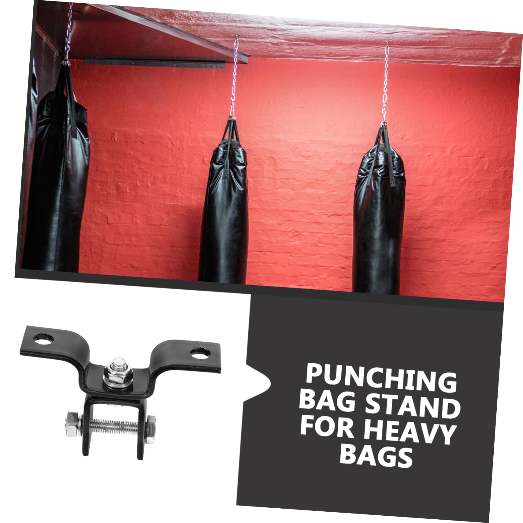 BESPORTBLE 1 Set Boxing Sandbag Holder Stand Heavy Bag Mount Chain Hook