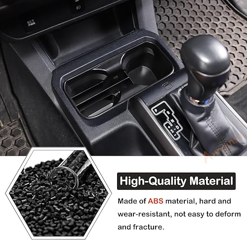 Miniatura 3 de Aunginsy Caja de almacenamiento para portavasos delantero, compatible con Toyota Tacoma 2016-2023, asiento delantero de automóvil, reposabrazos