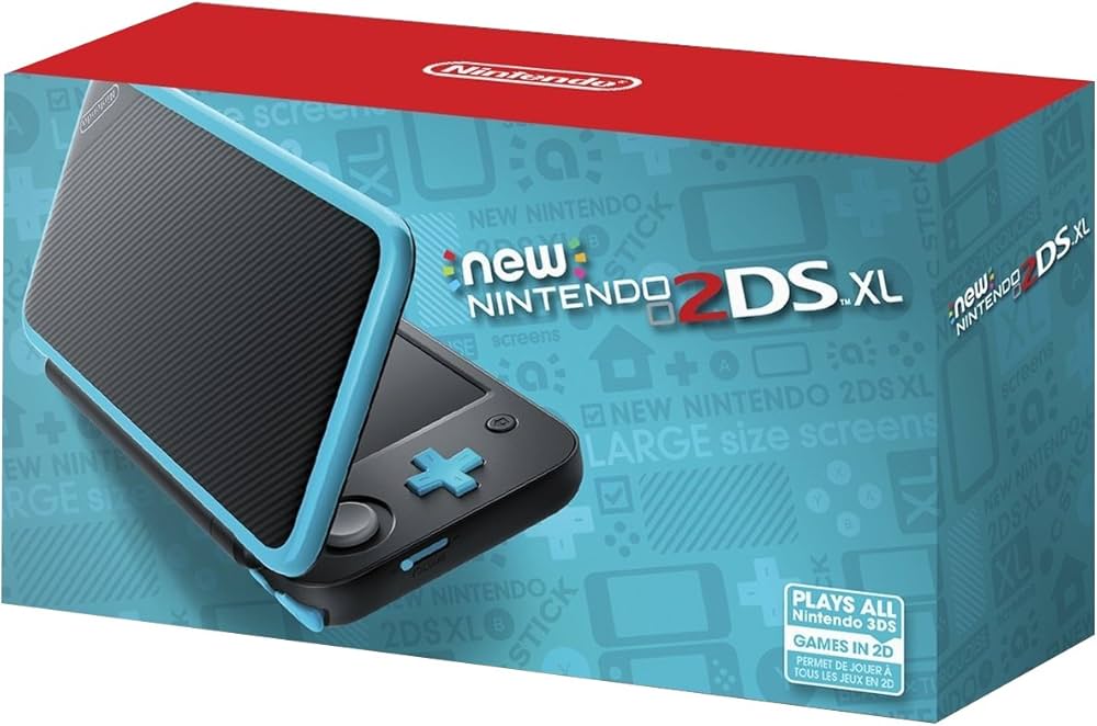 Amazon | New Nintendo 2DS XL - Black + Turquoise Nintendo