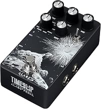 ALABS TIMESLIP Delay Pedal for Electric Guitar,Stereo Digital Delay Guitar Effects Pedal with 9 Delay Effects,Analog Dry Through,True Bypass,Tap Tempo,Adjustable Modulation, Multi-Expression Control